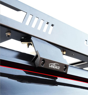 Niestandardowy 1455*1425*113mm Aluminiowy Stojak Na Dach Samochodowy Koszyk na Wrangler Jeep Off Road