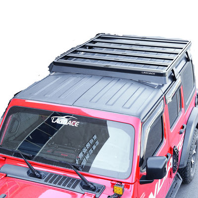 Twarde półki dachowe dla Jeep Wrangler JL Aluminiowa wytłaczanie dla wyższej wydajności