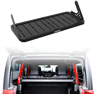 Pojemnik bagażowy do przechowywania bagażu terenowego dla Jeep Wrangler Black Aluminium Alloy Cargo Basket