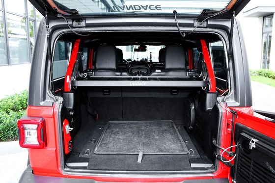 Pojemnik bagażowy do przechowywania bagażu terenowego dla Jeep Wrangler Black Aluminium Alloy Cargo Basket