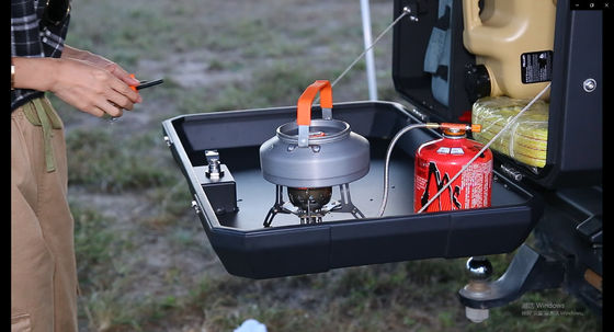 Powierzchnia powłoki aluminiowej skrzynka do przechowywania dla miłośników Jeepów