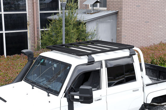 Wytrzymały TOYOTA LAND CRUISER LC79 Płaskie stojaky dachowe Platformy Stojaky dachowe kabiny powleczone proszkiem