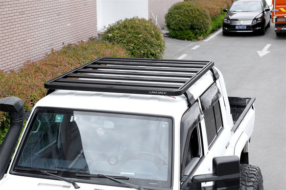 Wytrzymały TOYOTA LAND CRUISER LC79 Płaskie stojaky dachowe Platformy Stojaky dachowe kabiny powleczone proszkiem