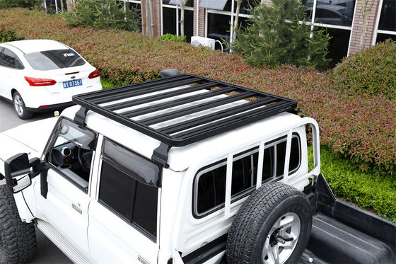 Wytrzymały TOYOTA LAND CRUISER LC79 Płaskie stojaky dachowe Platformy Stojaky dachowe kabiny powleczone proszkiem