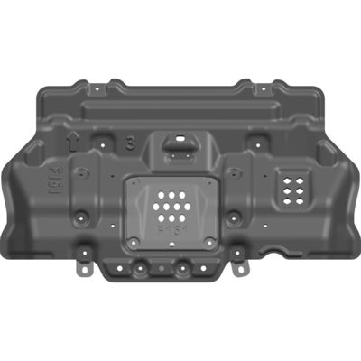 Oryginalna instalacja otworu samochodowego przednia podstawa silnika płytka skid dla Toyoty Prado 120