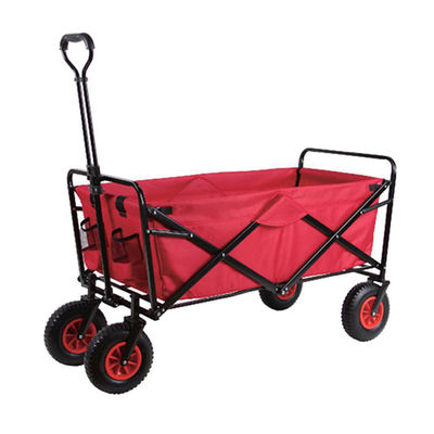 Wygodny wózek plażowy z ergonomicznym uchwytem i 7x1.75 cali koła 101x51x108cm