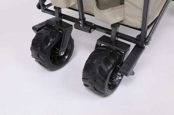 Wygodny wózek plażowy z ergonomicznym uchwytem i 7x1.75 cali koła 101x51x108cm