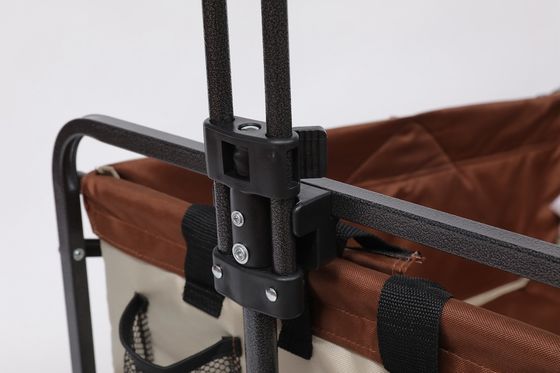 Wygodny wózek plażowy z ergonomicznym uchwytem i 7x1.75 cali koła 101x51x108cm
