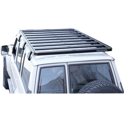 Łatwy w montażu płaski stojak dachowy z aluminium dla NISSAN Y60 2166*1320mm System poprzeczny