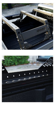 Czarne powłoki powlekane ze stali węglowej Max Modularne półki łóżkowe dla Toyota Pick Up Offroad Mount
