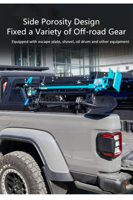 Czarne powłoki powlekane ze stali węglowej Max Modularne półki łóżkowe dla Toyota Pick Up Offroad Mount