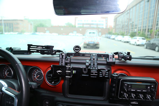 Ekran obracający się posiadacz Ekran obracający się mocowanie centralna konsola uchwyt samochodowy telefon komórkowy stojak dla Jeep Wrangler