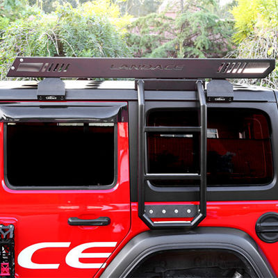 Jeep Wrangler JL JK Roof Rack Tray z okładką wiatrową i uchwytem bagażu z stopów aluminium