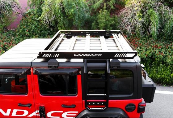 4x4 Podkładek do dachów pojazdów Koszyk do 18-23 Wrangler Rubicon Jeep Stalowe konstrukcje aluminiowe