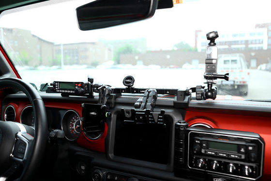 Bezpośrednio z fabryki Wielofunkcyjna pręta teleskopiczna konsola centralna Samochód Telefon komórkowy Zestaw dla Jeep Wrangler JL JK