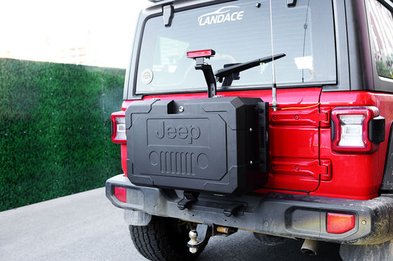 Zestaw aluminiowy do przechowywania bramki ogonowej Zastępcze koło dla Jeep Wrangler JL JK
