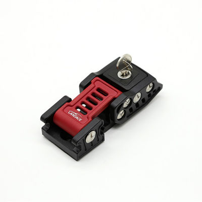 Aluminiowa stopa zapięcia zapięcia dla pojazdu terenowego JEEP Wrangler JK/JL w kolorze czarno-czerwonym