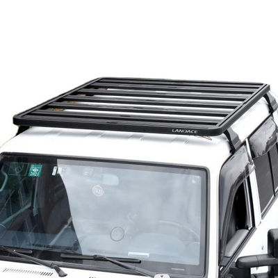 Aluminiumowy stojak dachowy na 2018-2022 Jeep Wrangler JL Idealnie dopasowany do zewnętrznej części pojazdu 4x4