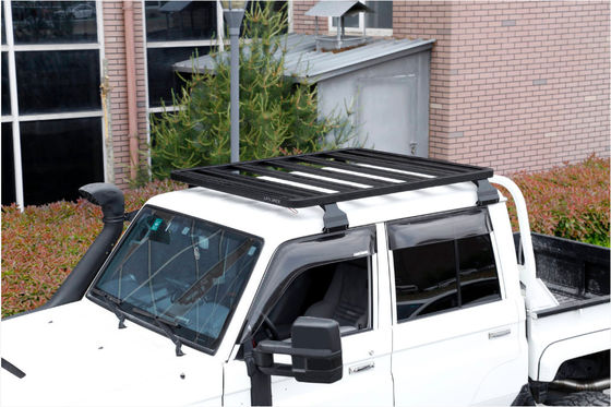 Czarny Akzo Nobel Powder Coated Universal Roof Rack Basket 4x4 Aluminium Alloy Roof Rack