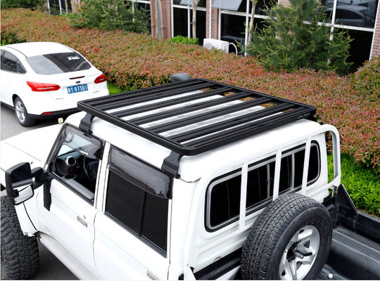 Czarny Akzo Nobel Powder Coated Universal Roof Rack Basket 4x4 Aluminium Alloy Roof Rack