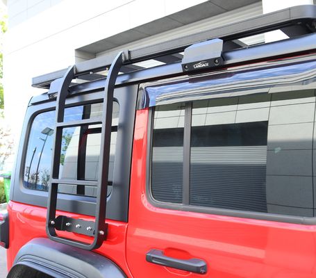 Landace Dach Rack Side Ladder Kit Idealnie dopasowany do Jeep Wrangler 833*400*261mm N.W 6kg
