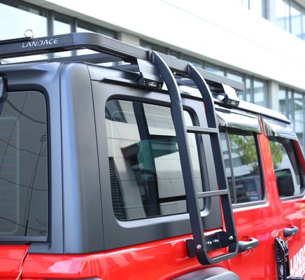 Landace Dach Rack Side Ladder Kit Idealnie dopasowany do Jeep Wrangler 833*400*261mm N.W 6kg