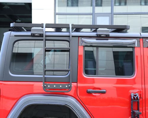 Landace Dach Rack Side Ladder Kit Idealnie dopasowany do Jeep Wrangler 833*400*261mm N.W 6kg