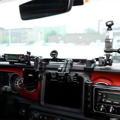 Jeep Wrangler Telefon GoPro CB Mikrofon i aparat DSLR posiadacz z geometryczną konstrukcją