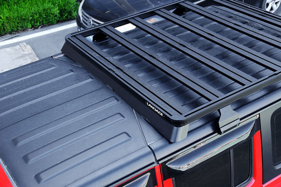 Jeep Wrangler JL JK Modyfikacja platformy bagażowej Akcesoria Tacy z płaskim dachem Tacy z dachem Czarny