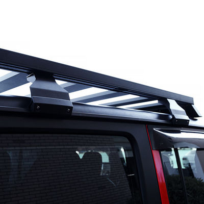 2000*1425*55mm Czarny stojak na dachu dla Jeep Wrangler JL JK Flat Roof Tray Baggage Bracket