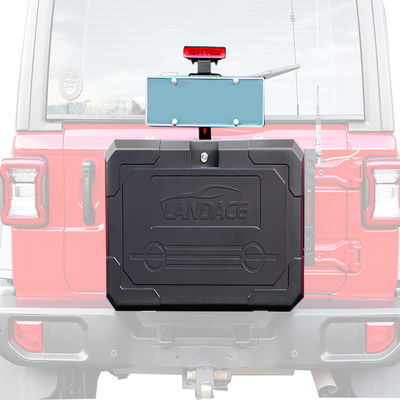 Aluminiowy stopu Jeep tylne drzwi zewnętrzne Skrzynka do przechowywania dla Wrangler JL JK