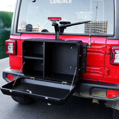 Panel rozszerzający drzwi tylnych z tylnej części aluminiowej skrzynki z narzędziami do przechowywania dla Jeep