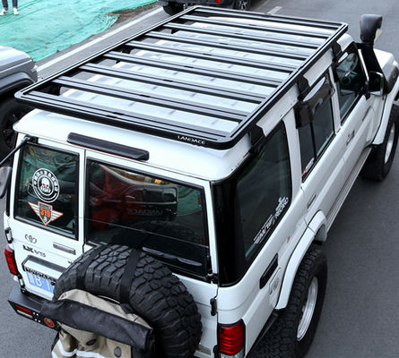 Uniwersalny 4X4 Aluminium Steel Cargo Carrier Basket Roof Rack dla SUV Jimny Fj Cruiser 4runner 1540X1425mm